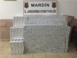 Mardin’de kaçak sigara ele geçirildi