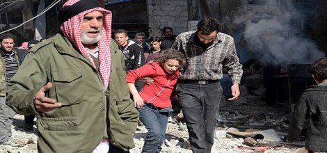 Suriye rejimi yine varil bombalarıyla vurdu