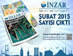 İnzar Dergisi Şubat 2015 sayısı çıktı