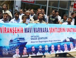 Viranşehir'de, İsrail Vahşeti Basın Açıklamasıyla Kınandı