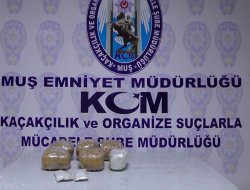 Muş'ta 6 kilo esrar ele geçirildi