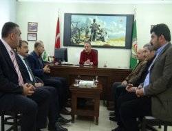 HÜDA PAR’dan Ziraat Odası’na ‘tebrik ziyareti’