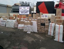 Batman’da 1 milyon TL’lik kaçak sigara ele geçirildi