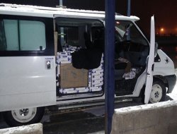 Muş'ta kaçak sigara ele geçirildi