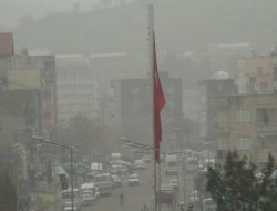 Çermik’te toz bulutu