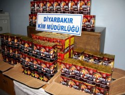 Diyarbakır’da 188 paket kaçak havai fişek ele geçirildi