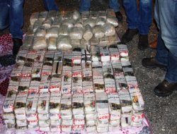 Mersin’de 203 kilo eroin ele geçirildi