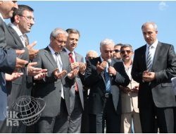 Bakan Yılmaz Temel Atma Törenine Katıldı