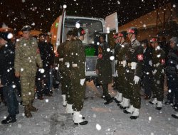 Şırnak’ta ölen asker son yolculuğuna uğurlandı