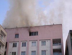 Van’da korkutan yangın