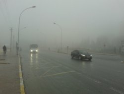 Şanlıurfa’da yoğun sis şaşkınlık yaşattı