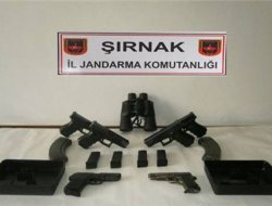 Şırnak’ta tabanca ele geçirildi