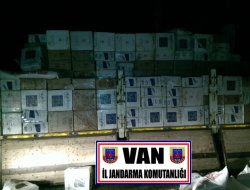 Van’da 227 bin paket kaçak sigara ele geçirildi