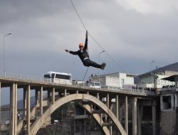 Türkiye’nin en uzun ‘Zipline Hattı’ yapıldı