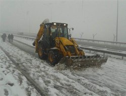 Şanlıurfa'da kar yağışı etkili oldu