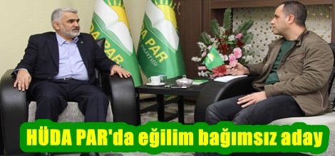 HÜDA PAR'da eğilim bağımsız aday