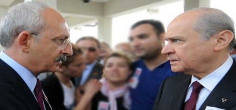 Yıldırım, Kılıçdaroğlu ve Bahçeli bir araya geldi