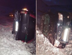 Van-Tatvan yolunda kaza: 2 yaralı