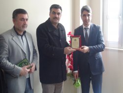 KDSS'YE katkıda bulunanlara plaket