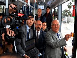 Toplu taşımada kamera ve alarm sistemi