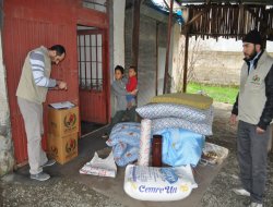 Avrupa Yetim-Der’den Serêkaniyêli aileye yardım