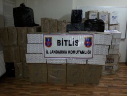 Bitlis'te kaçak sigara yakalandı