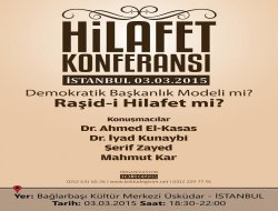 "Demokratik Başkanlık Modeli mi Raşid-i Hilafet mi"