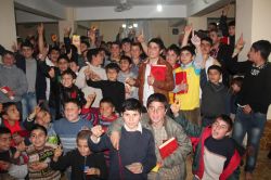 'Her Güne Binler Salavat' Kampanyasına cami öğrencilerinden destek