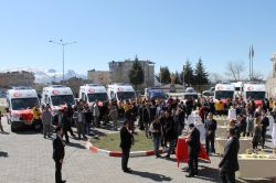 Şırnak’ta 8 Ambulans daha hizmete girdi