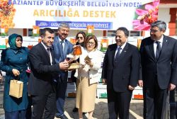 Antep'te bal üreticilerine kovan desteği