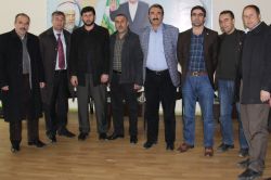 Muş Muhtarlar Derneği, HÜDA PAR’ı ziyaret etti