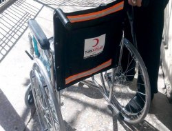 Kızılay Batman’da engellilere tekerlekli sandalye dağıttı