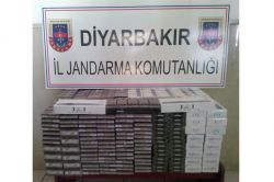 Diyarbakır da kaçak sigara yakalandı