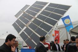 Mobil Güneş Sulama Makinası fuarda tanıtıma çıktı