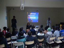 Öğrenciler Kırım Kongo hakkında bilgilendirildi