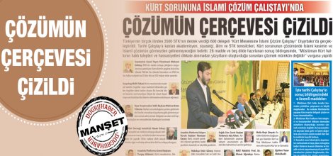 Kürt Sorununa İslami Çözüm Çalıştayı'nda Çözümün Çerçevesi Çizildi