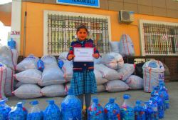 Küçük Nursena'dan 30 bin kapak desteği