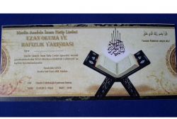 Ezan Okuma ve Hafızlık Yarışması