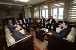 İran heyeti, Vali Işın’a hayırlı olsun ziyaretinde bulundu