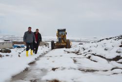 Siverek'te kapanan yollar açıldı