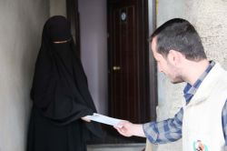 Avrupa Yetim-Der’den mağdurlara nakdi yardım