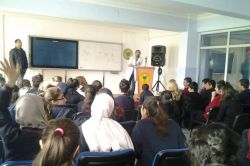 Öğrenciler gribal enfeksiyon hakkında bilgilendirildi