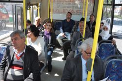 Toplu taşıma araçları polis denetiminde