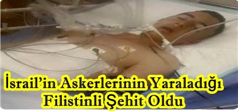 Filistinli Genç Şehit Oldu