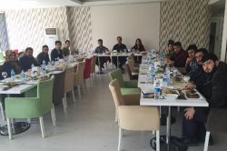 Öğrenci kulüp başkanları yemekte buluştu