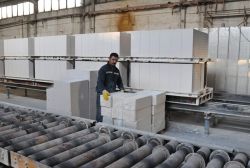 Bölge’de gazbeton yapı kimyasalları üretildi