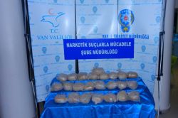 Van’da 54 kilogram uyuşturucu  madde ele geçirildi