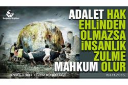 Okullarda ayın konusu ‘Adalet’ olarak işlendi