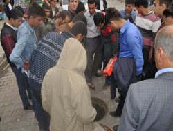 Silopi'de kanalizasyonda patlama