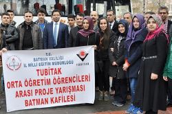 Batman TÜBİTAK kafilesi Van’a uğurlandı